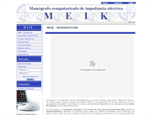 Tablet Screenshot of meik-electromamografia.com